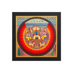 Huichol Yarn Painting Print • L - 353 - Huichol Arts