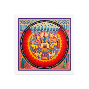 Huichol Yarn Painting Print • L - 353 - Huichol Arts