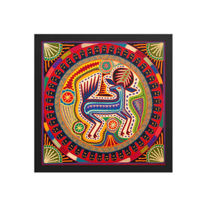 Huichol Yarn Painting Print • L - 354 - Huichol Arts