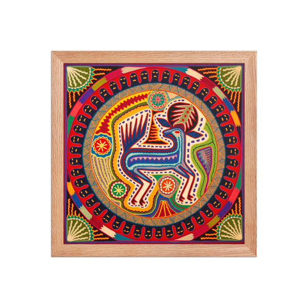 Huichol Yarn Painting Print • L - 354 - Huichol Arts