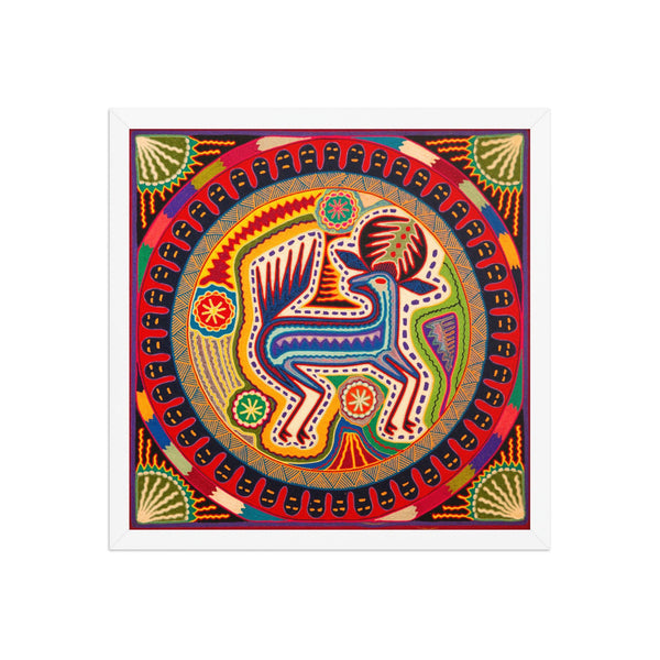 Huichol Yarn Painting Print • L - 354 - Huichol Arts