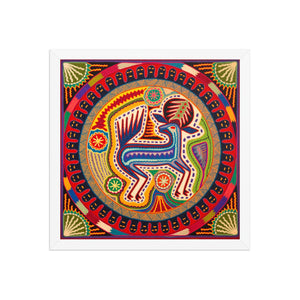 Huichol Yarn Painting Print • L - 354 - Huichol Arts