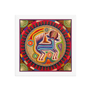 Huichol Yarn Painting Print • L - 354 - Huichol Arts