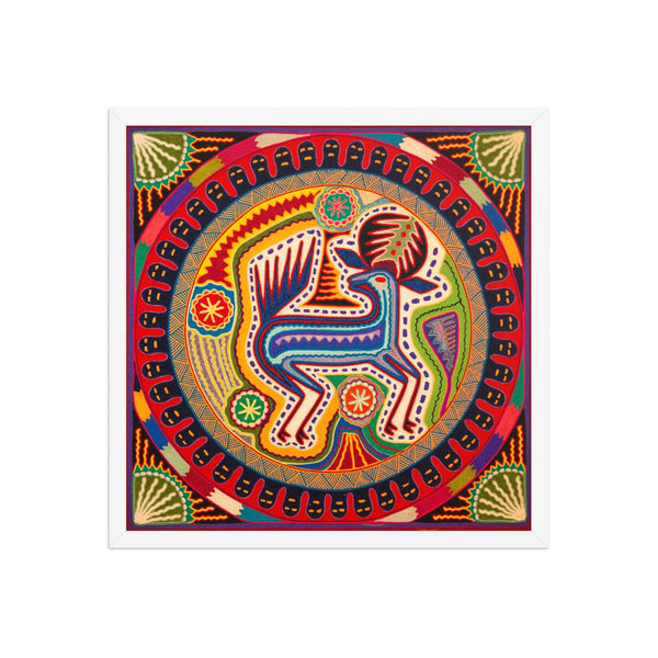 Huichol Yarn Painting Print • L - 354 - Huichol Arts