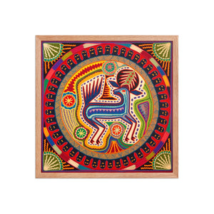 Huichol Yarn Painting Print • L - 354 - Huichol Arts