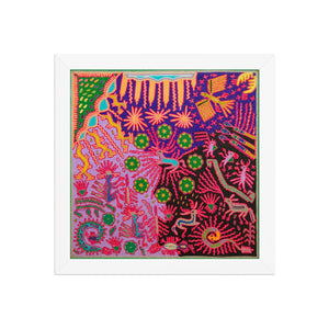 Huichol Yarn Painting Print • L - 355 - Huichol Arts