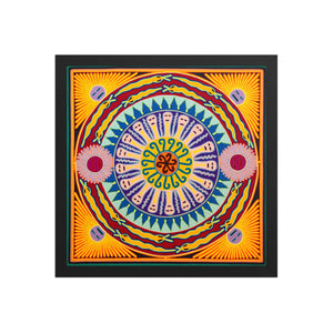 Huichol Yarn Painting Print • L - 358 - Huichol Arts