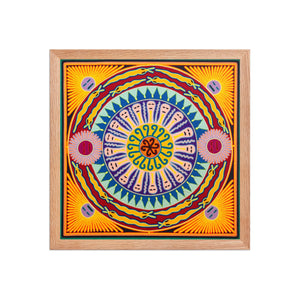 Huichol Yarn Painting Print • L - 358 - Huichol Arts