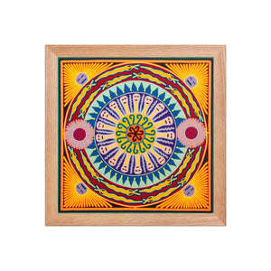 Huichol Yarn Painting Print • L - 358 - Huichol Arts