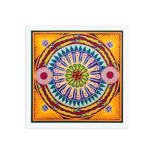 Huichol Yarn Painting Print • L - 358 - Huichol Arts