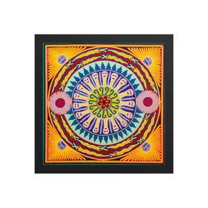 Huichol Yarn Painting Print • L - 358 - Huichol Arts
