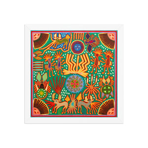 Huichol Yarn Painting Print • L - 359 - Huichol Arts