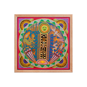 Huichol Yarn Painting Print • L - 360 - Huichol Arts