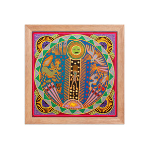 Huichol Yarn Painting Print • L - 360 - Huichol Arts