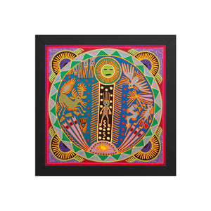 Huichol Yarn Painting Print • L - 360 - Huichol Arts