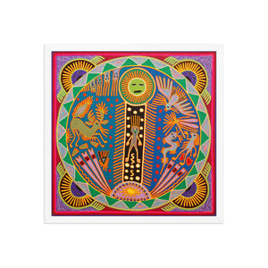 Huichol Yarn Painting Print • L - 360 - Huichol Arts