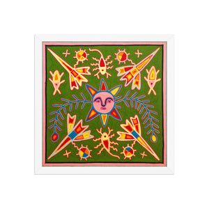 Huichol Yarn Painting Print • L - 362 - Huichol Arts