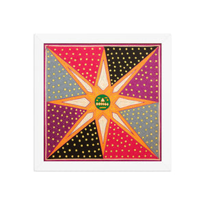 Huichol Yarn Painting Print • L - 363 - Huichol Arts
