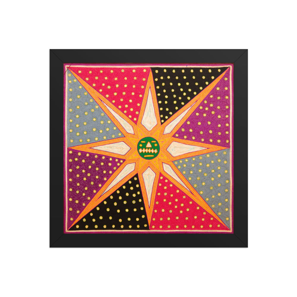 Huichol Yarn Painting Print • L - 363 - Huichol Arts