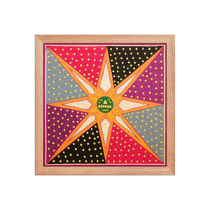 Huichol Yarn Painting Print • L - 363 - Huichol Arts