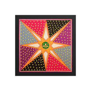 Huichol Yarn Painting Print • L - 363 - Huichol Arts