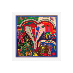 Huichol Yarn Painting Print • L - 372 - Huichol Arts