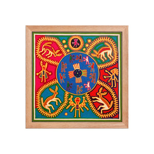 Huichol Yarn Painting Print • L - 374 - Huichol Arts