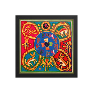 Huichol Yarn Painting Print • L - 374 - Huichol Arts