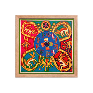 Huichol Yarn Painting Print • L - 374 - Huichol Arts
