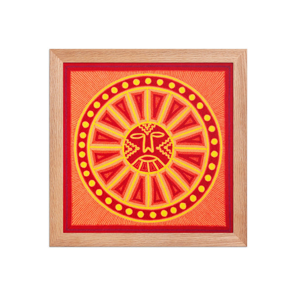 Huichol Yarn Painting Print • M - 02 - Huichol Arts