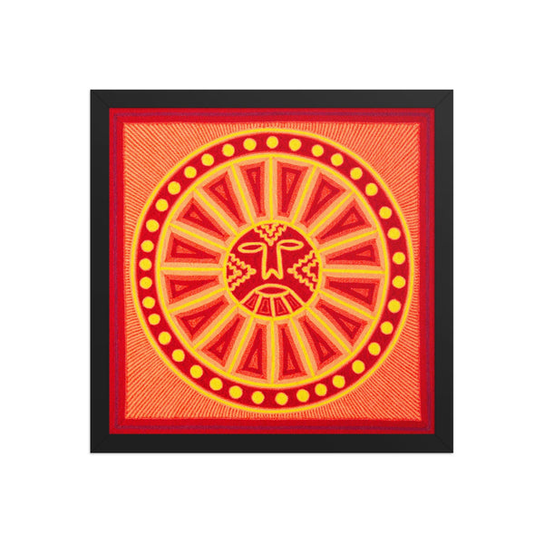Huichol Yarn Painting Print • M - 02 - Huichol Arts