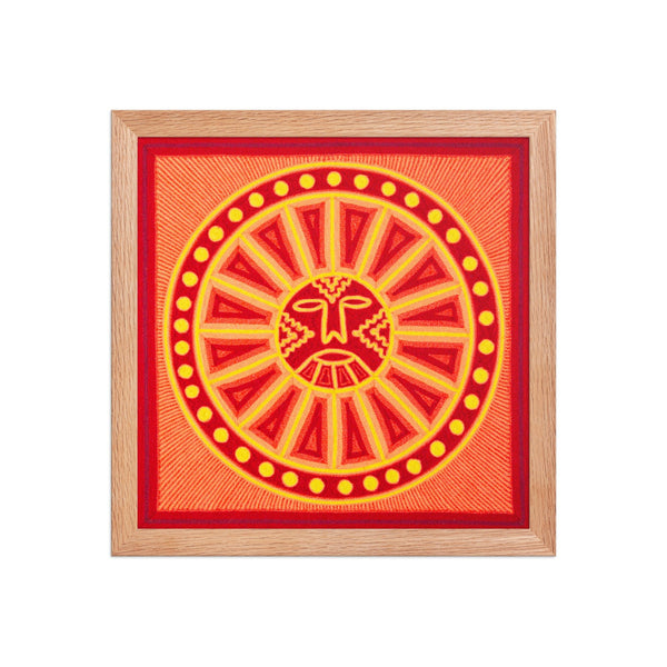 Huichol Yarn Painting Print • M - 02 - Huichol Arts
