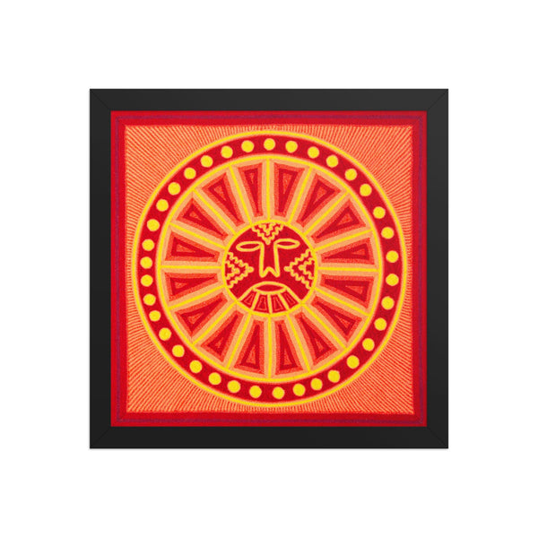 Huichol Yarn Painting Print • M - 02 - Huichol Arts