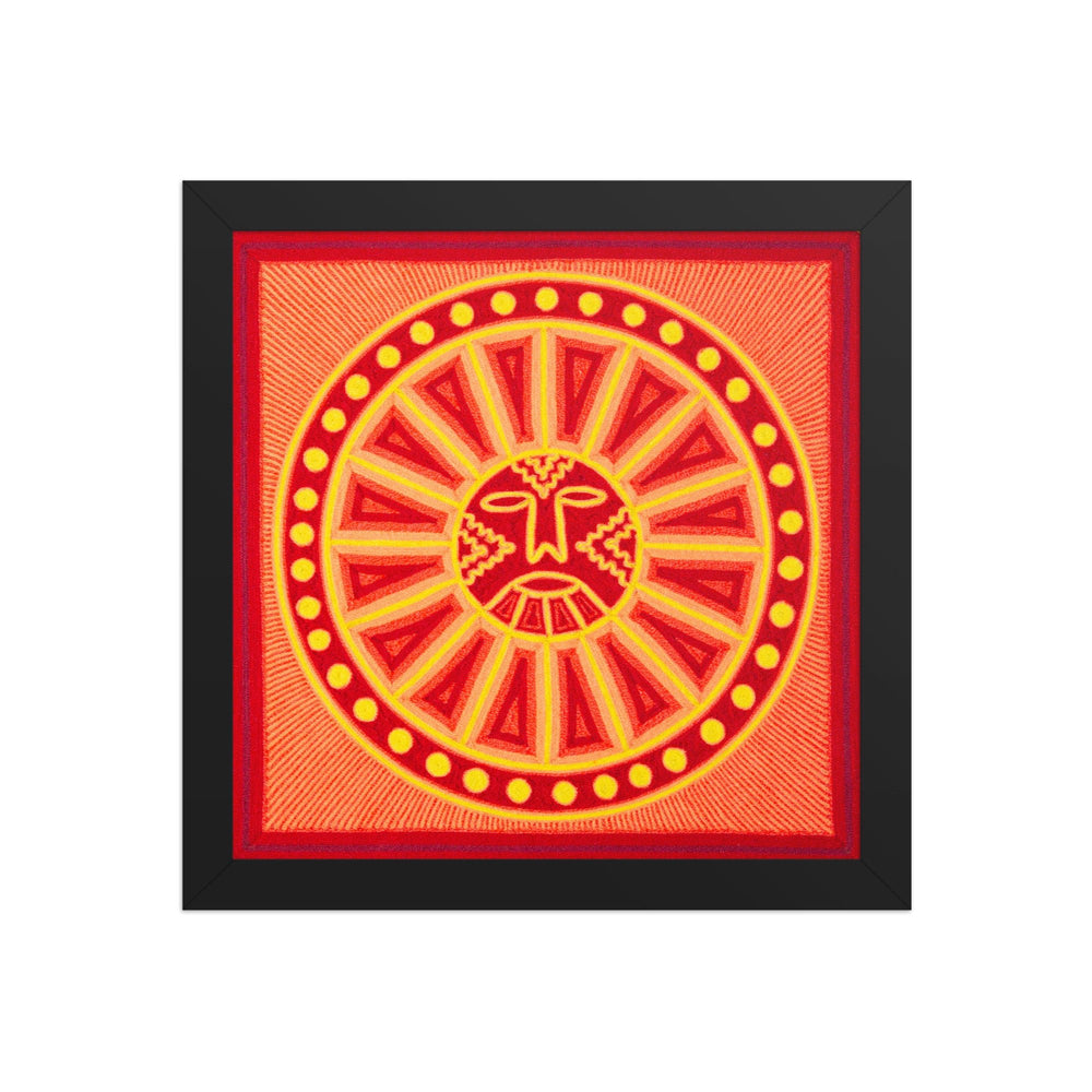 Huichol Yarn Painting Print • M - 02 - Huichol Arts