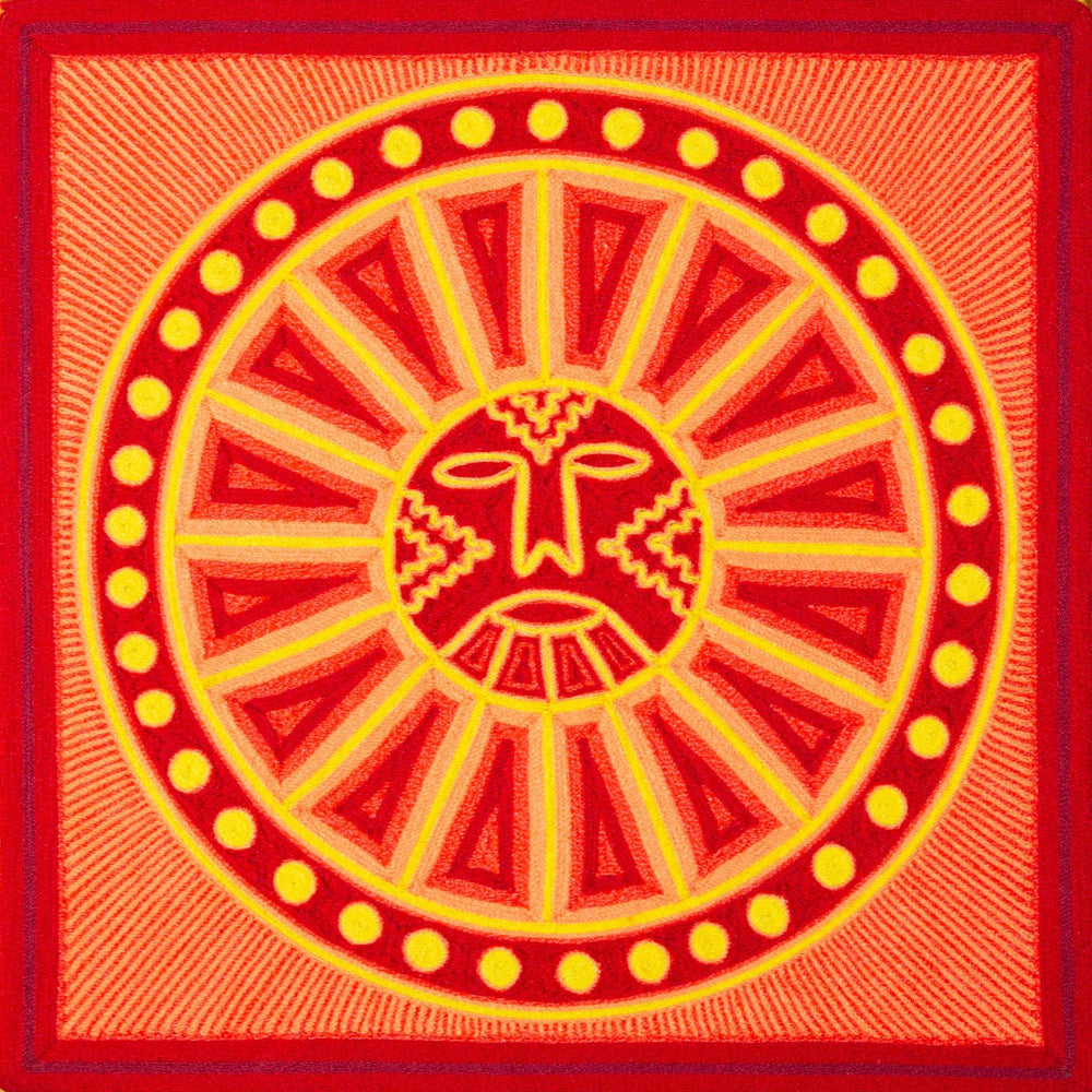 Huichol Yarn Painting Print • M - 02 - Huichol Arts