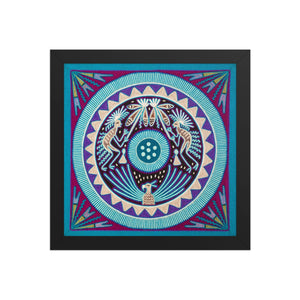 Huichol Yarn Painting Print • M - 03 - Huichol Arts