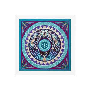 Huichol Yarn Painting Print • M - 03 - Huichol Arts