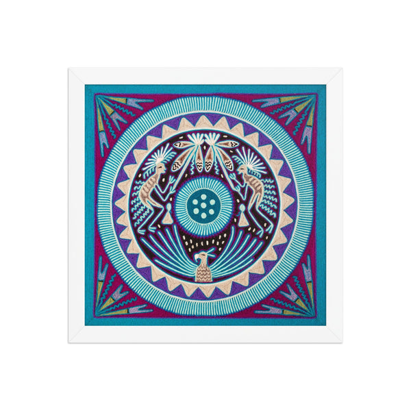 Huichol Yarn Painting Print • M - 03 - Huichol Arts