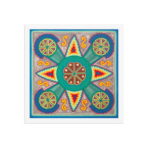 Huichol Yarn Painting Print • M - 04 - Huichol Arts