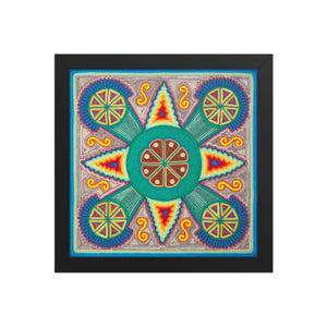 Huichol Yarn Painting Print • M - 04 - Huichol Arts