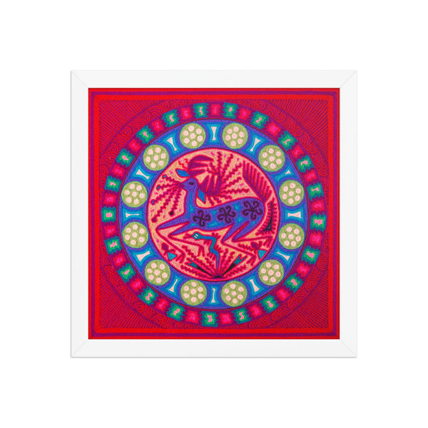 Huichol Yarn Painting Print • M - 05 - Huichol Arts