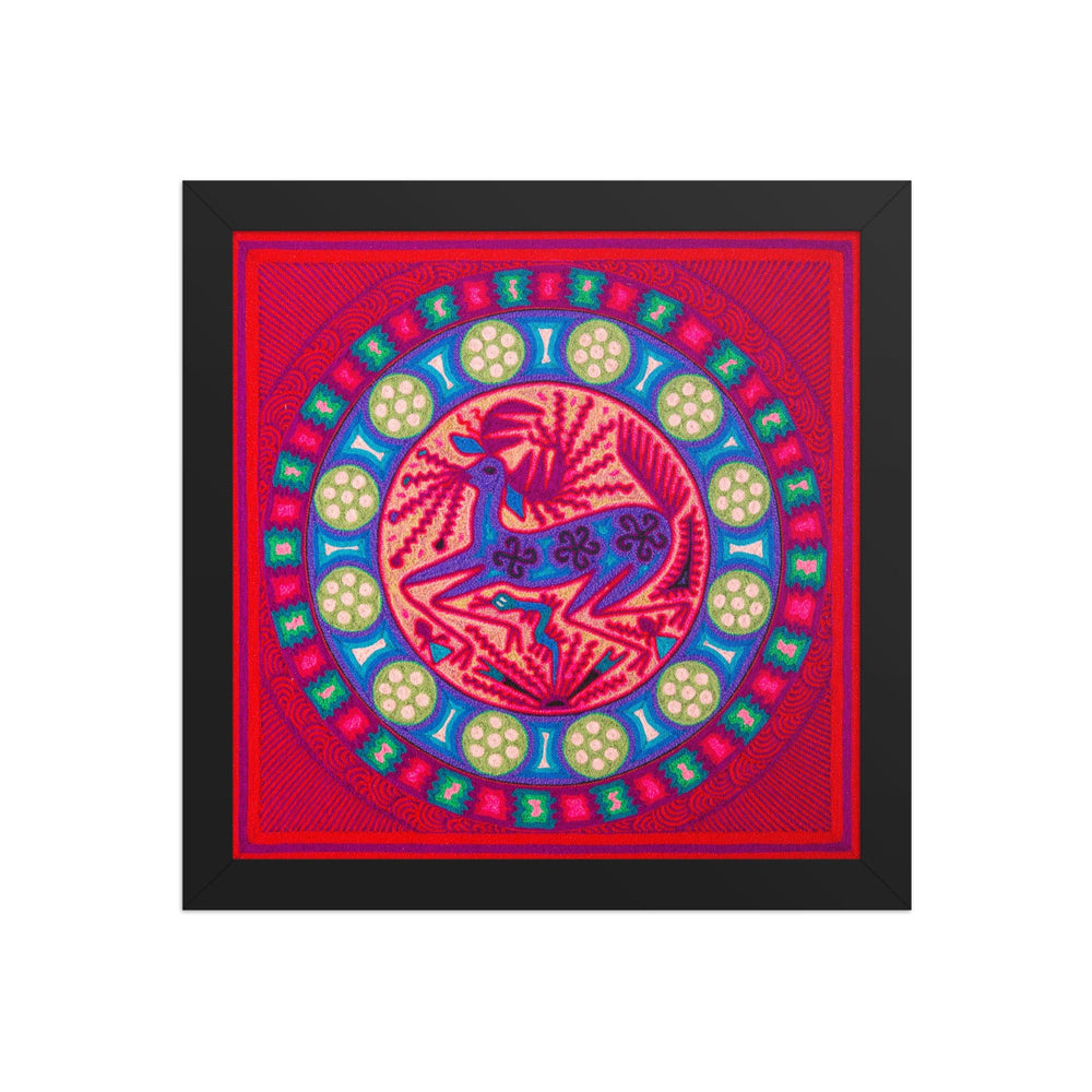 Huichol Yarn Painting Print • M - 05 - Huichol Arts