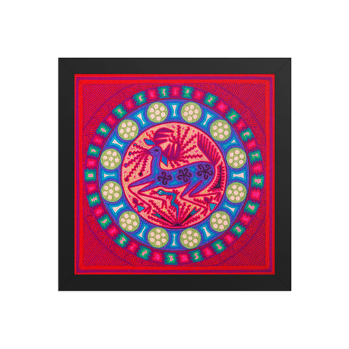 Huichol Yarn Painting Print • M - 05 - Huichol Arts