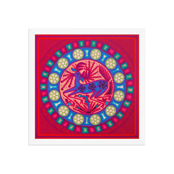 Huichol Yarn Painting Print • M - 05 - Huichol Arts