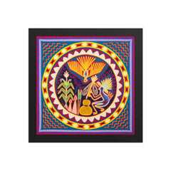 Huichol Yarn Painting Print • M - 06 - Huichol Arts