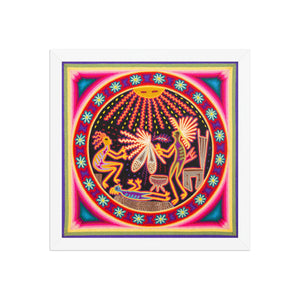 Huichol Yarn Painting Print • M - 07 - Huichol Arts