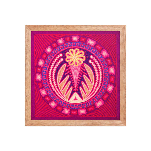 Huichol Yarn Painting Print • M - 08 - Huichol Arts