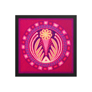 Huichol Yarn Painting Print • M - 08 - Huichol Arts