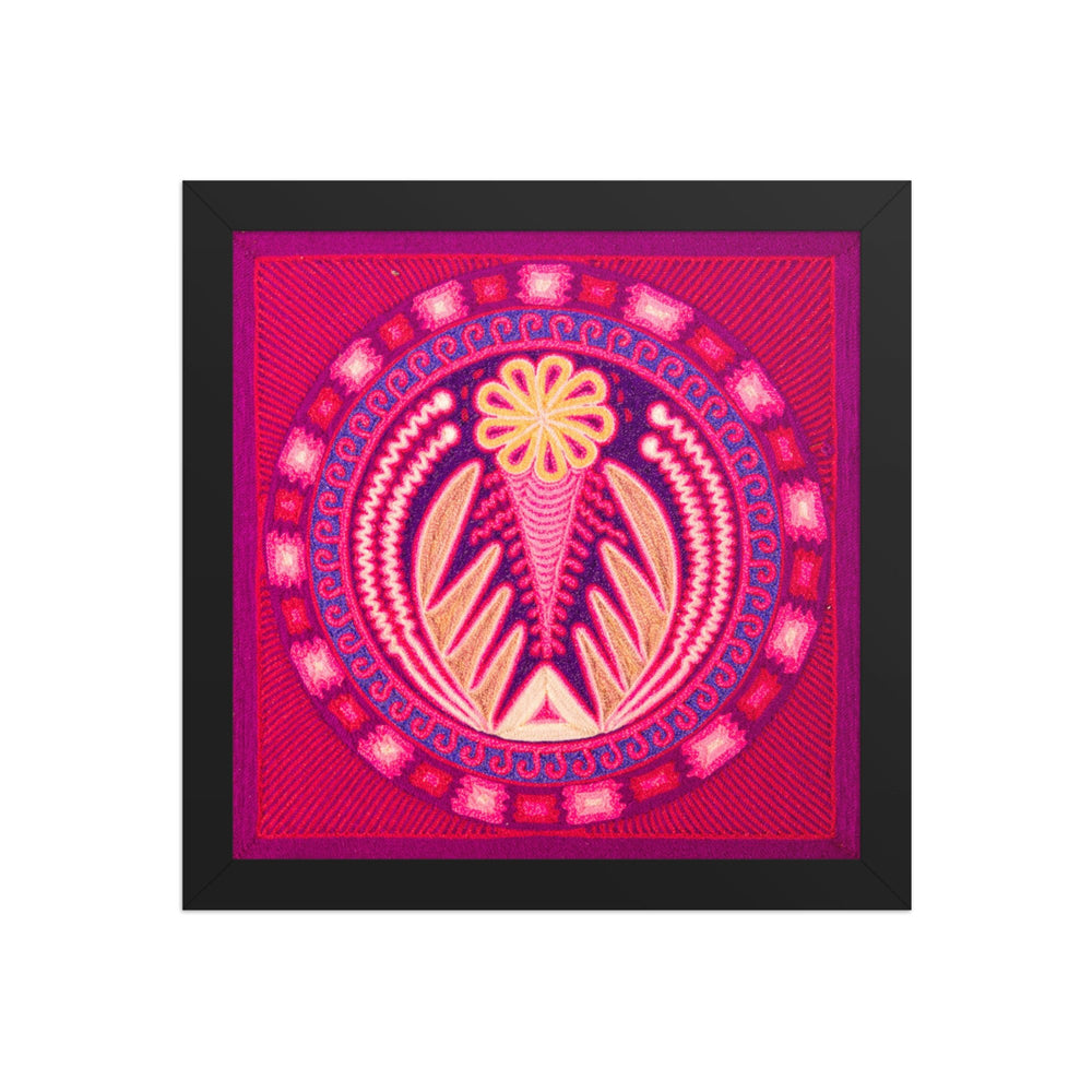 Huichol Yarn Painting Print • M - 08 - Huichol Arts