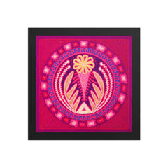 Huichol Yarn Painting Print • M - 08 - Huichol Arts